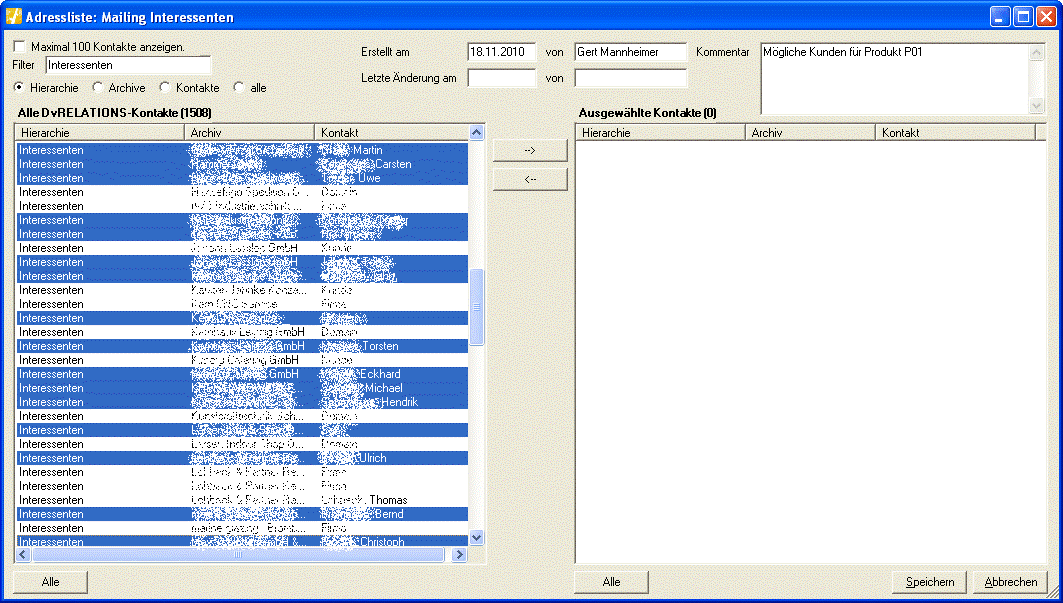 Adressliste